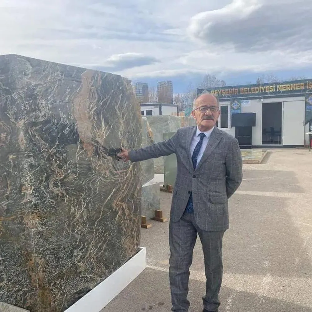 Beyşehir Belediyesi’nin Mermeri, Bursa Altıncı Uluslararası Blok Mermer Fuarında